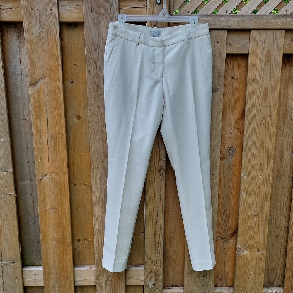 H&M Cream Tailored Pants